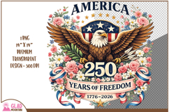 America 250 year anniversary celebration design, America png Product Image 2