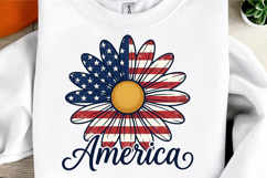 America Flower Sublimation Design Product Image 3