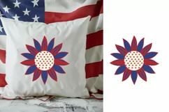 America Flower SVG, 4th Of July SVG Design Product Image 2