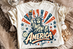 Statue Of Liberty America PNG, 4th Of July PNG, Patriotic Product Image 1
