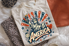 Statue Of Liberty America PNG, 4th Of July PNG, Patriotic Product Image 3