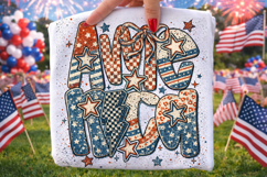 America Retro PNG, 4th Of July PNG, Patriotic PNG, Usa Flag Product Image 2