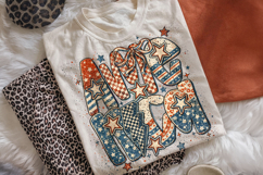 America Retro PNG, 4th Of July PNG, Patriotic PNG, Usa Flag Product Image 3