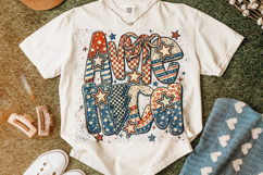 America Retro PNG, 4th Of July PNG, Patriotic PNG, Usa Flag Product Image 5