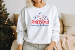 America land of the brave SVG Design,Patriotic Decor SVG Product Image 2