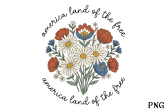 America Land of the Free PNG Product Image 1