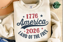 America Land of the Free Svg Design Product Image 3