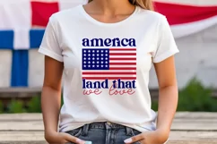 America land that we love SVG,Vintage America SVG Product Image 2