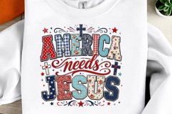 America needs Jesus PNG Product Image 1