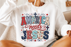 America needs Jesus PNG Product Image 3