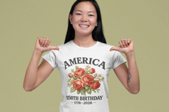 America 250 year anniversary celebration roses png, America Product Image 3