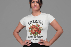 America 250 year anniversary celebration roses png, America Product Image 5