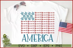 America Stars & Arrows Flag 2 Patriotic SVG Product Image 1