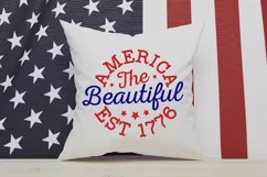 America The Beautiful Est. 1776 SVG, 4th Of July SVG Design Product Image 2