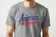 America the Beautiful SVG, 4th of July Patriotic Design Product Image 3