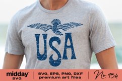 America Svg, 4th of July Svg, Png Eps Dxf, Land of the Free, Because the Brave, USA Svg, Patriotic Svg, Independence Day, Cricut Cut Files, Silhouette, Fourth of July Svg, Sublimation, Veteran Svg Shirt