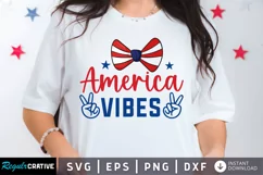 America vibes SVG, 4th of july SVG Design Product Image 1