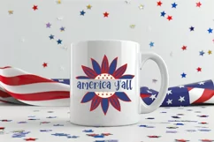 America Y'all SVG, 4th Of July SVG Design Product Image 3