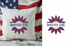 America Y'all SVG, 4th Of July SVG Design Product Image 2