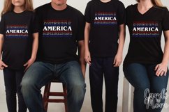 America T-shirt design decal, Stack text SVG, SVG Product Image 13