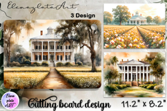 American landscape cutting board design - cutting board desi Product Image 1