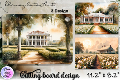 American landscape cutting board design - cutting board desi Product Image 1