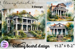 American landscape cutting board design - cutting board desi Product Image 1