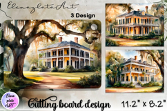 American landscape cutting board design - cutting board desi Product Image 1