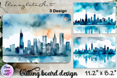 American landscape cutting board design - cutting board desi Product Image 1