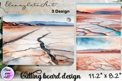 American landscape cutting board design - cutting board desi Product Image 1