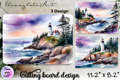 American landscape cutting board design - cutting board desi Product Image 1