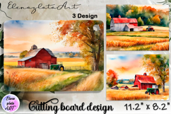 American landscape cutting board design - cutting board desi Product Image 1
