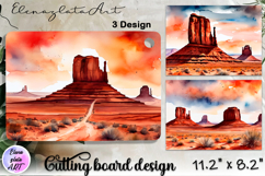 American landscape cutting board design - cutting board desi Product Image 1