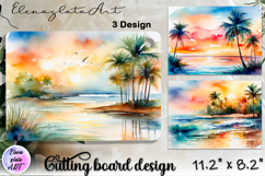 American landscape cutting board design - cutting board desi Product Image 1