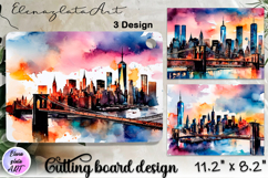 American landscape cutting board design - cutting board desi Product Image 1