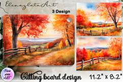 American landscape cutting board design - cutting board desi Product Image 1