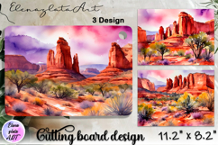 American landscape cutting board design - cutting board desi Product Image 1