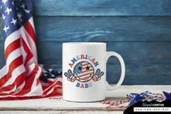 American Babe SVG, 4th Of July SVG Design Product Image 4