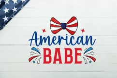 American babe SVG, 4th of july SVG Design Product Image 2