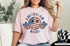 American Babe SVG, 4th Of July SVG Design Product Image 3
