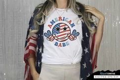 American Babe SVG, 4th Of July SVG Design Product Image 2