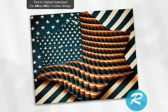 American Flag Star 20oz/30oz Skinny Tumbler Product Image 3