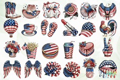 American Clipart Bundle PNG Product Image 6