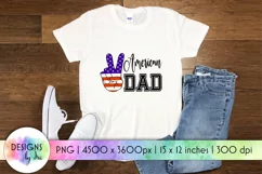 American Dad Sublimation | Fathers Day | Patriotic | Victory Product Image 1