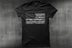 American Distressed Flag USA Grunge Product Image 1
