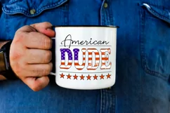 Patriotic Sublimation | American Dude Print | 4th of July Product Image 2
