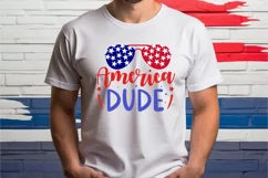 American dude SVG,Patriotic 4th of July SVG,American SVG Product Image 2