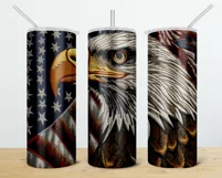 Embroidery American Eagle Patriotic 20oz Tumblers Product Image 3