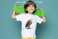 watercolor cute American Eagle, Safari birds bird clipart, sublimation nursery drawing Savanna American Eagle Birds Clipart Savanna PNG Nursery Art Scrapbooking Image Watercolor Transparent Print invitation t-shirt designs sublimation printable digital