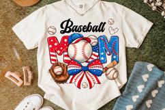 Baseball Mom Patriotic PNG, Baseball Game Day PNG, Sports Product Image 3